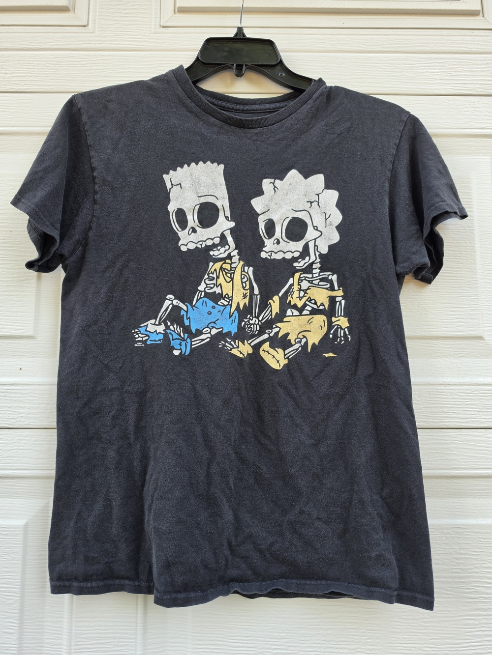 Simpsons Faded Treehouse Of Horrors Printed T-shirt